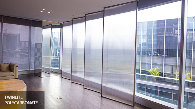 Jasa Pasang Dinding Partisi Polybarbonate di Bali